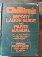 Chilton’s Import Labor Guide and Parts Manual