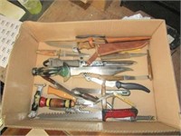 Box of misc knives