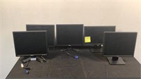 (5) Dell Monitors