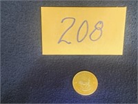 KRUGERRAND 1oz FINE GOLD COIN - 1977