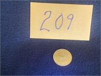 KRUGERRAND 1oz FINE GOLD COIN - 1977