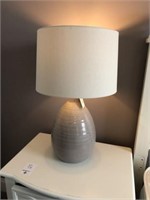 GREY SIDE TABLE LAMPS