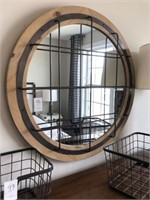 WOOD & METAL MIRROR