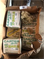 Asst 5 lb Boxes of Nails - Carter Lumber + Other