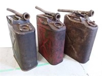 Vintage Gas Cans w/Spouts