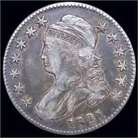 1821 Capped Bust Half Dollar NICELY CIRCULATED