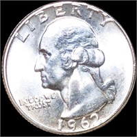 1962 Washington Silver Quarter UNCIRCULATED