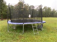 Trampoline w/ cage, 15' rectangle