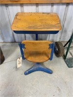 Children's school desk, small, Vintage