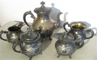 Beautifuly Engraved Tea Set