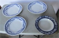 Booth's Flo Blue & Adderleys Flo Blue Plates