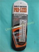 Harley Davidson Oil Nostalgia Metal Thermometer