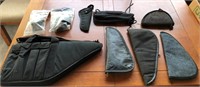 Assorted Soft Sided Pistol Cases