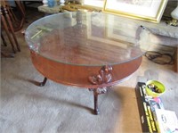 Stunning 2 Tier Coffee Table With Glass Top