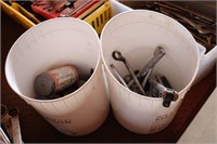 2 PAILS OF TOOLS
