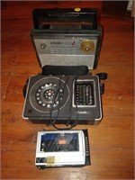 vintage radios , recorders etc as is