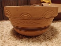 primitive pottery bowl 12"diameter