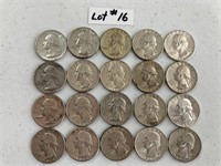 20 1964 Washington Quarters