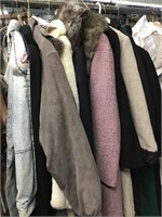 Lot of 12 Coats, Mostly Ladies'.
