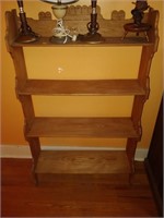 wooden book shelf 43x27x7.5''