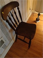 primitive wooden chair