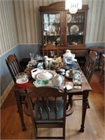 dinning room set- table , chairs and China cabinet
