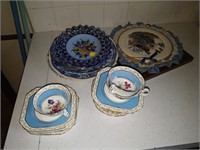 lot of collector plates, China, cups & saucers