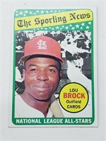 1969 Topps The Sporting News Lou Brock #428