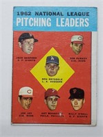1962 Topps NL Pitching Leaders Don Drysdale #7