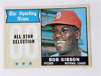 1968 Topps The Sporting News Bob Gibson #378