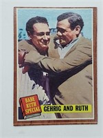 1962 Topps Babe Ruth Special  Gehrig And Ruth #140