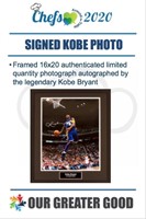 Limited Quantity Autographed Kobe Bryant Photo