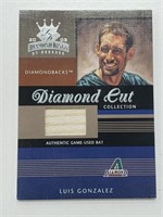 2003 Donruss Diamond Kings Used Bat Luis Gonzalez