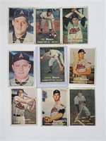 1957 Topps Kansas City Athletics Card Lot