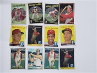 Vintage Cincinnati Reds Baseball Card Lot