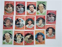 Vintage Detroit Tigers Baseball Card Lot