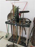 Assorted Tools and Rack