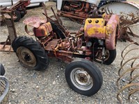 Gibson Tractor w/ Attachments- SALVAGE