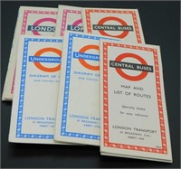 (7) 1965 Vintage Central Buses Routes London