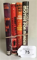 Neill Graham. Lot of Four British 1st Editions.