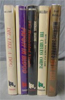 Brett Halliday. Lot of Five 1st Editions with DJ's