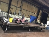 Welding Table 20 Ft X 8 Ft X 30 In With Vise
