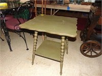square parlor table