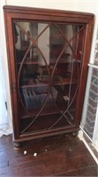 Vintage Single Glass Door Display/Bookcase,