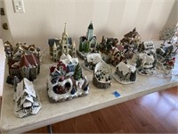 Assorted Lot of Model Christmas Homes