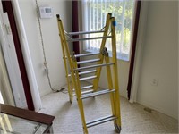 Yellow Extension Folding Ladder Versaladder