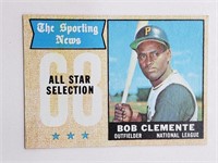 1968 Topps All Star Selection Bob Clemente #374