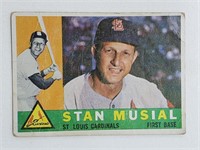 1960 Topps St. Louis Cardinals Stan Musial #250