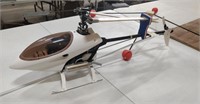remote controlled helicopter and flying stand