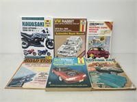 car and motorcycle related books/ magazine